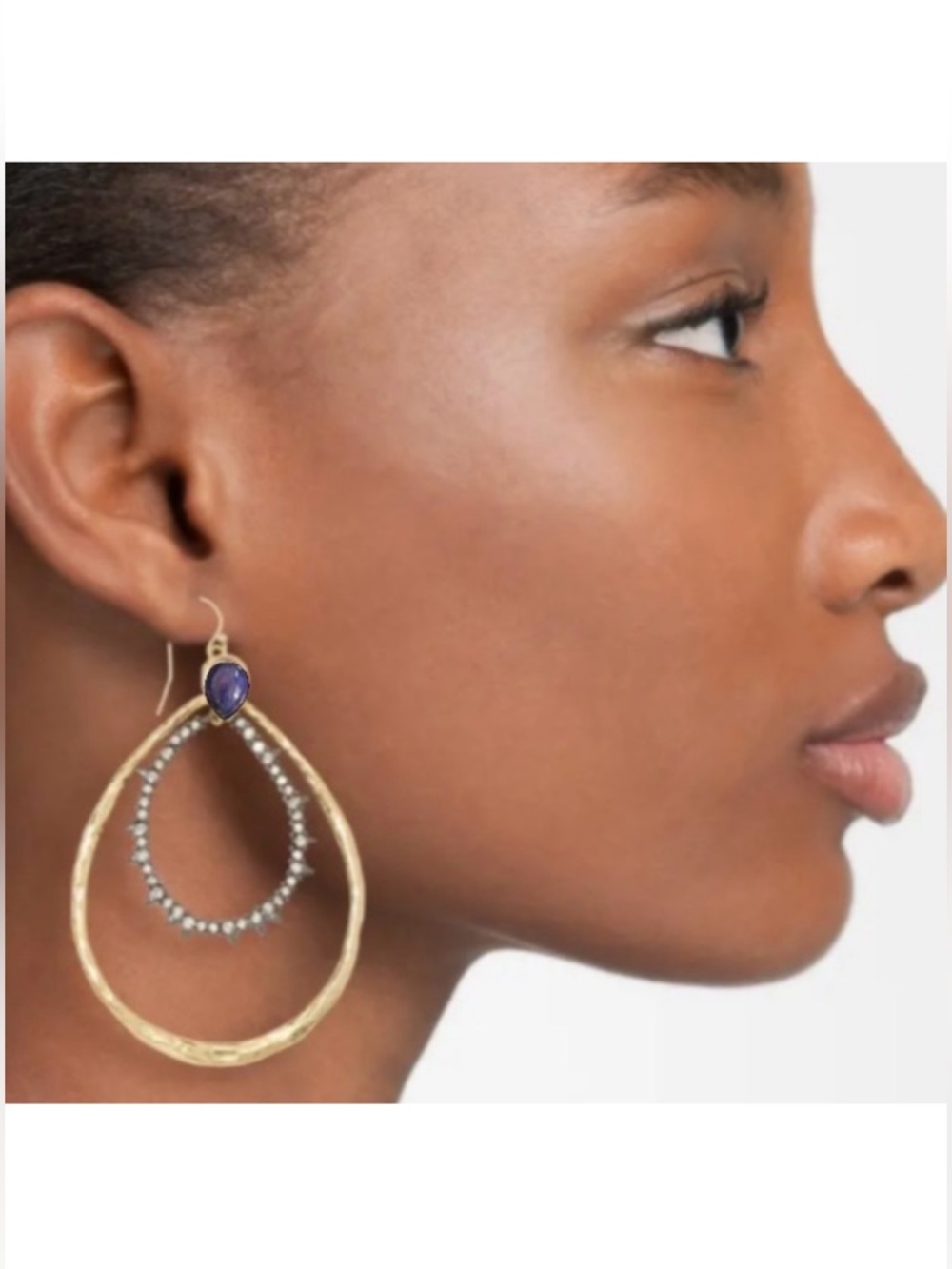 ALEXIS BITTAR • Miss Havisham Orbiting Double Hoop Drop Earrings